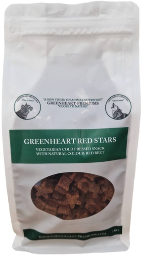 [GH39483] Greenheart Red Stars 1 kg.