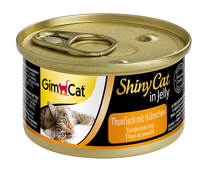 [GIM3105] ShinyCat Blik Tonijn met Kip 24 x 70 gr.