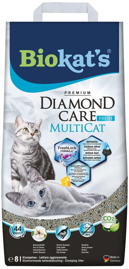 Biokat's Diamond Care Multicat Fresh 8 ltr.
