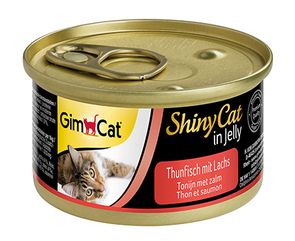 [GIM4195] ShinyCat Blik Tonijn met Zalm 24 x 70 gr.