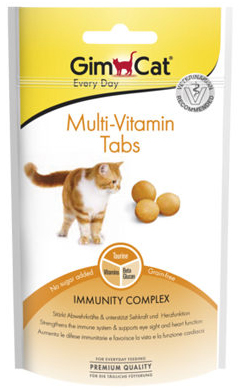 [GIM8704] GimCat Multi-Vitamin Tabs 40 gr.