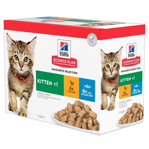 [H2115EA] Hills Feline Pouch MP Kitten Classic (12 x 85 gr.)
