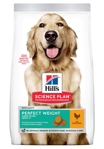 [H3669N] Hills Canine Ad.Perfect Weight LB (12 kg.)