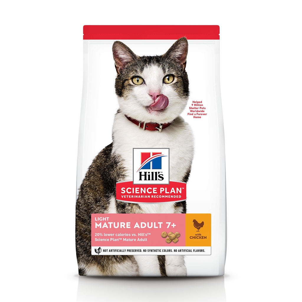 Hills Feline Mature Light 1,5 kg.