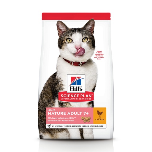 [H7616M] Hills Feline Mature Light 1,5 kg.