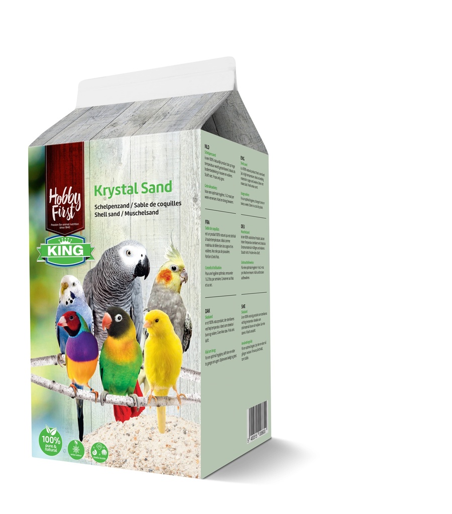 HobbyFirst King Krystal Schelpenzand 6 x 2 kg.