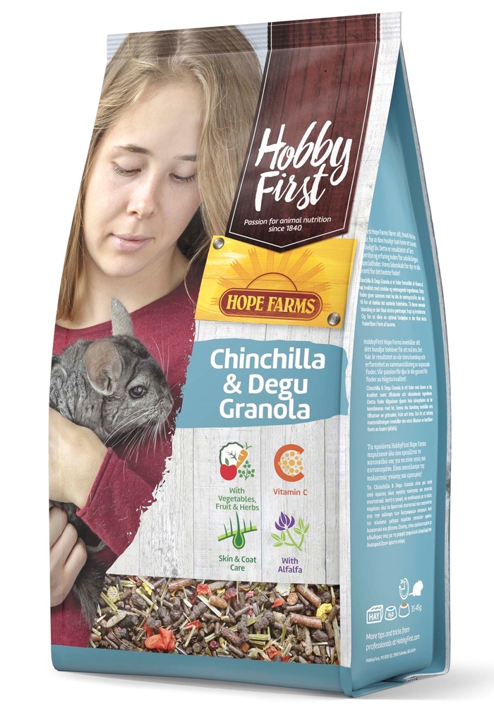 Hope Farms Chinchilla & Degu Granola 2 kg.