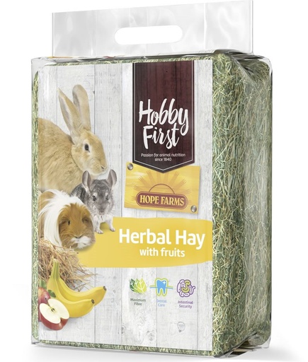 [HF663871] Hope Farms Herbal Hay with Fruits 4 x 1 kg.