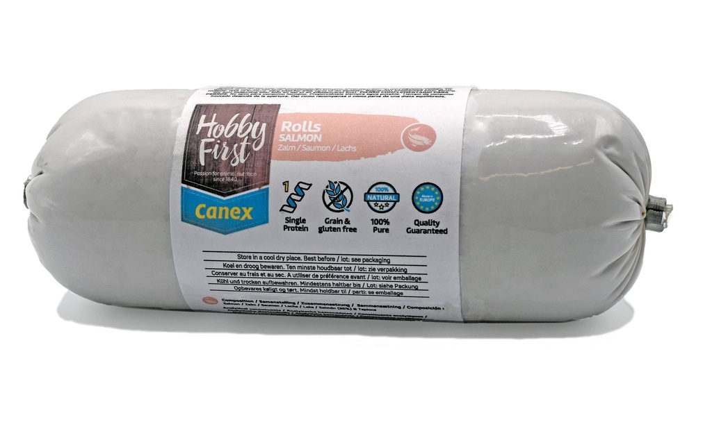 HobbyFirst High Protein Rolls Salmon 12 x 400 gr.