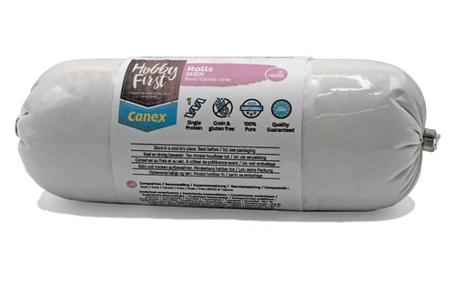 [HF929022] HobbyFirst High Protein Rolls Duck 12 x 400 gr.