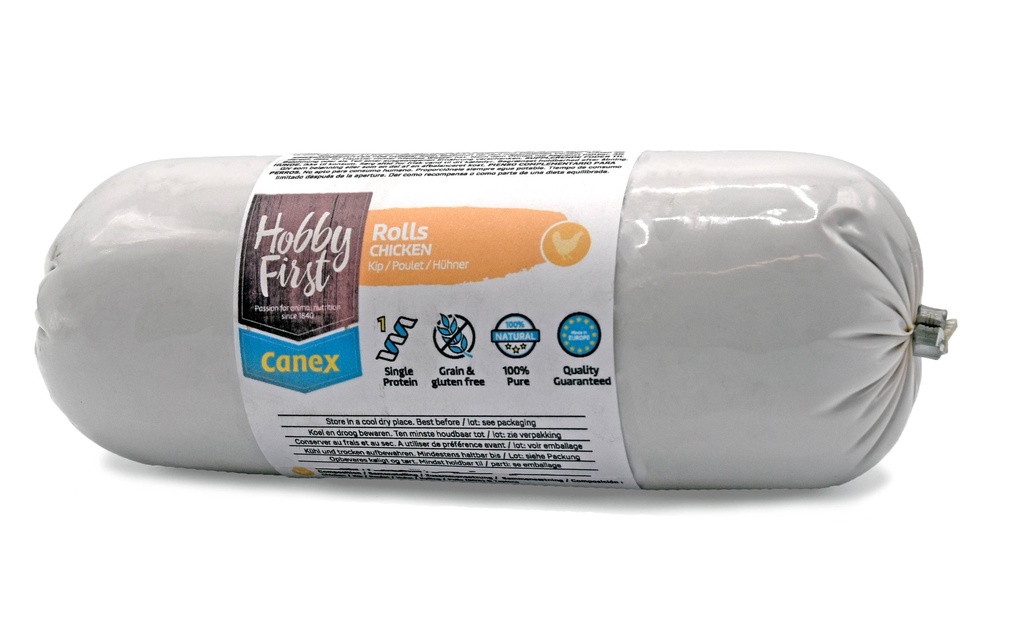 HobbyFirst High Protein Rolls Chicken 12 x 400 gr.