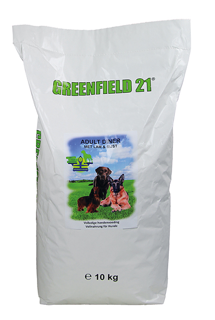 Greenfield Lam & Rijst Diner 10 kg.