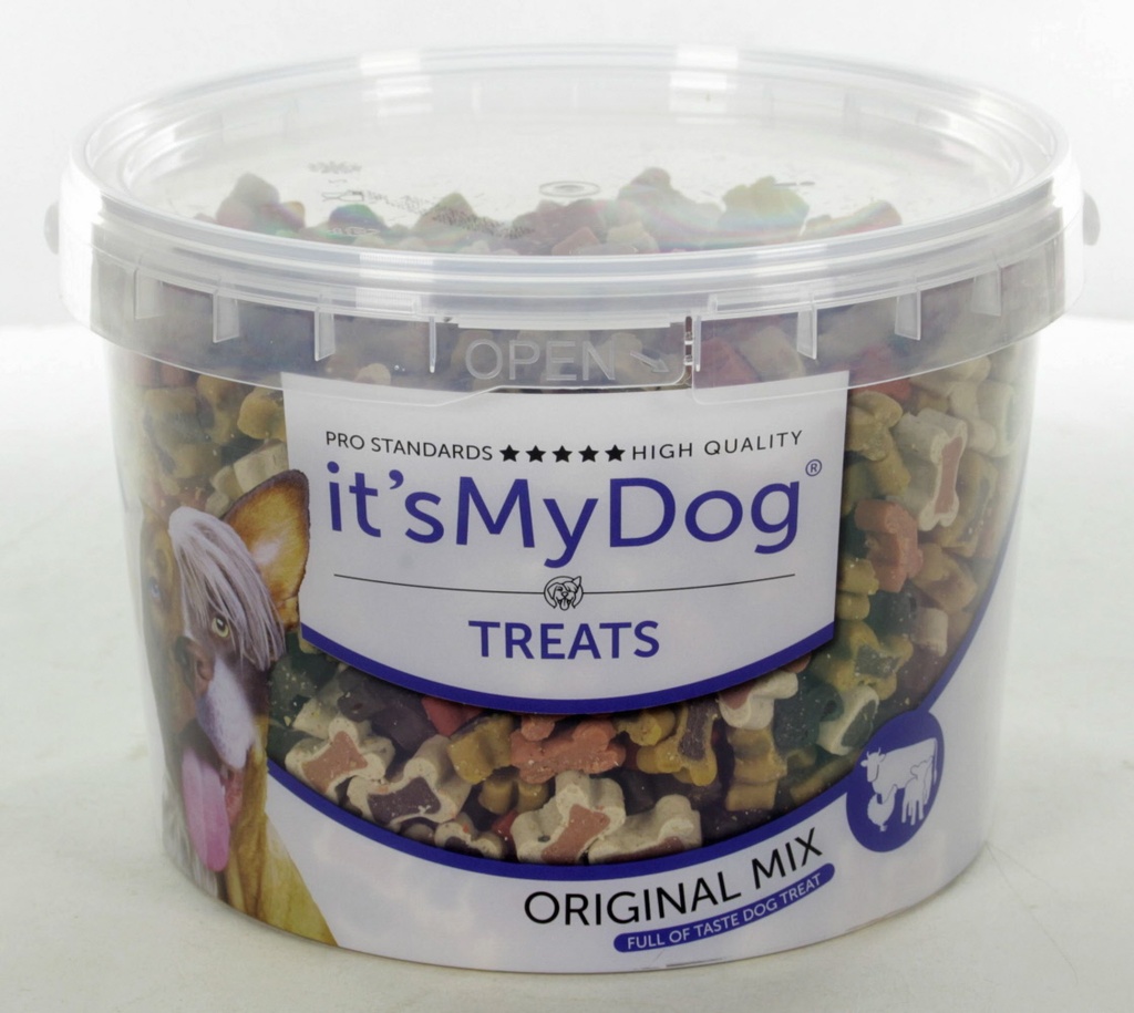 it's My Dog Treats Original Mix XL Bucket 1,8 kg.