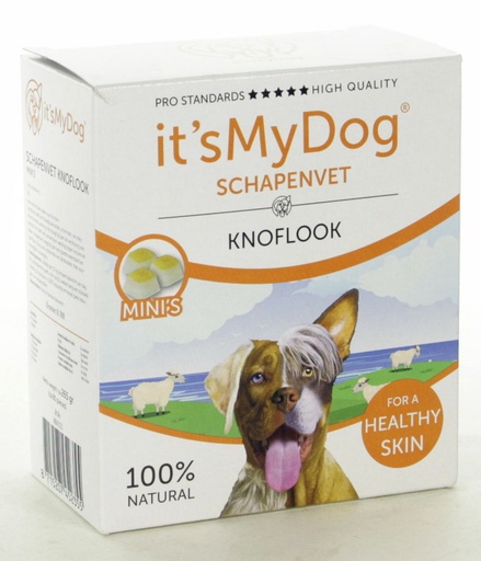 [IMD45235] it's My Dog Schapenvet Mini Knoflook 80 st.