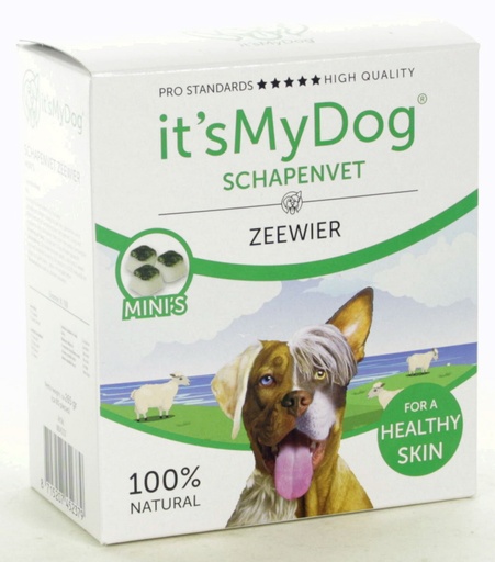 [IMD45237] it's My Dog Schapenvet Mini Zeewier 80 st.