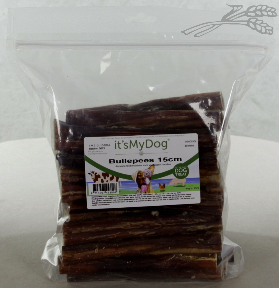 it's My Dog Bullepees 15 cm in zak 30 st.