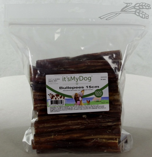 [IMD45359] it's My Dog Bullepees 15 cm in zak 30 st.