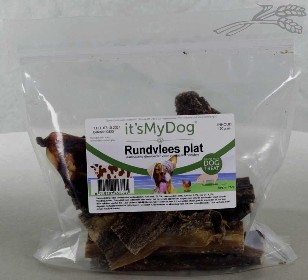 it's My Dog Rundvlees plat 130 gr.