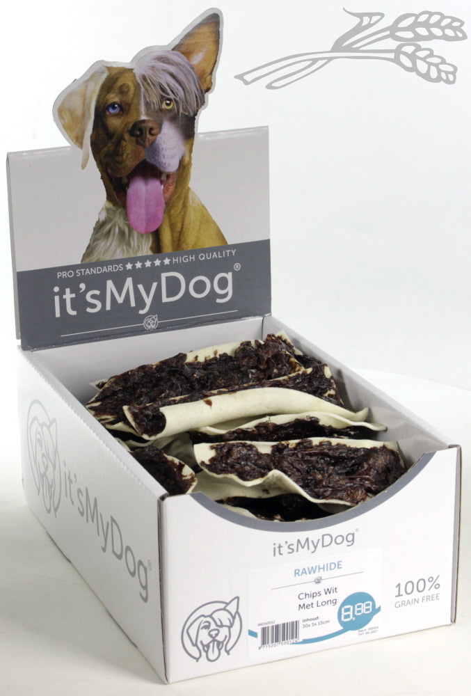 it's My Dog Rawhide Chips Wit Met Long 25 x 1 st.