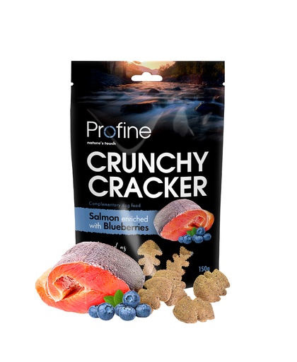 [JP110021] Profine Crunchy Cracker Salmon & Blueberries 10 x 150 gr.