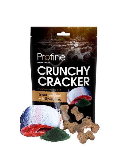 [JP110023] Profine Crunchy Cracker Trout & Spirulina 10 x 150 gr.