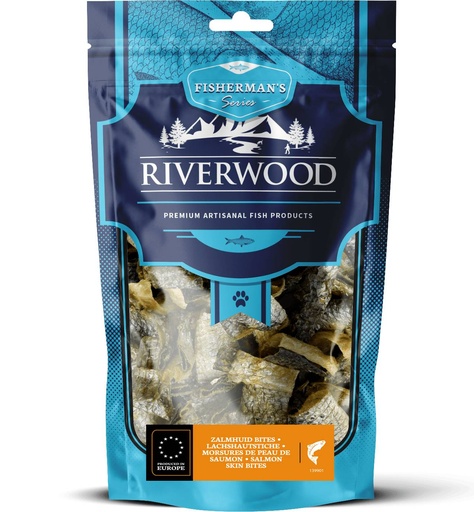 [JP139901] Riverwood Fisherman Zalmhuid Bites 6 x 100 gr.