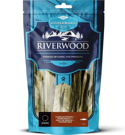 [JP139902] Riverwood Fisherman Kabeljauwhuid 6 x 200 gr.