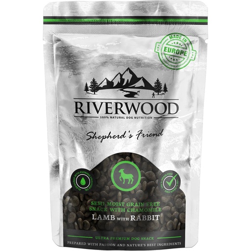 [JP140005] Riverwood Shepherds Friend Lamb & Rabbit Semi Moist 10 x 200 gr.