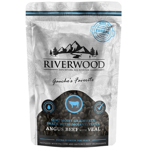 [JP140006] Riverwood Snack Gauchos Friend Angus Beef & Veal Semi Moist 10 x 200 gr.