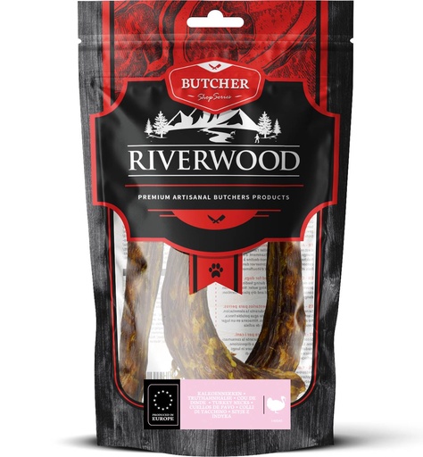 [JP140044] Riverwood Butcher Kalkoennekken 6 x 200 gr.