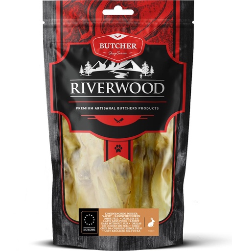 [JP140073] Riverwood Butcher Konijnenoren 6 x 100 gr.