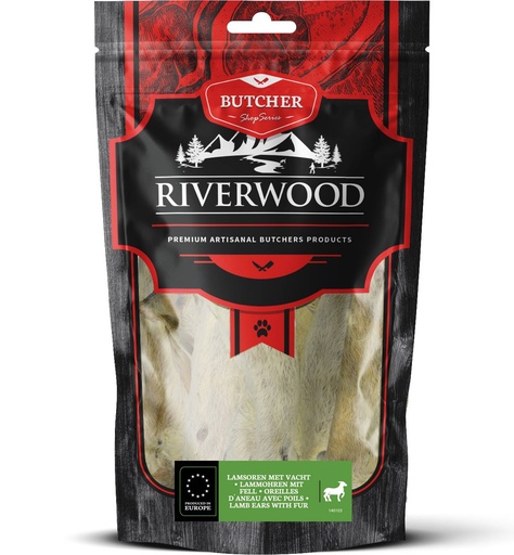 [JP140103] Riverwood Butcher Lamsoren met vacht 6 x 100 gr.
