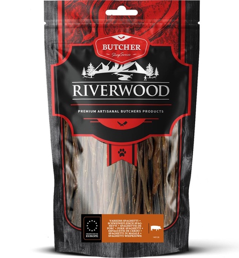 [JP140128] Riverwood Butcher Varkensspaghetti 6 x 100 gr.