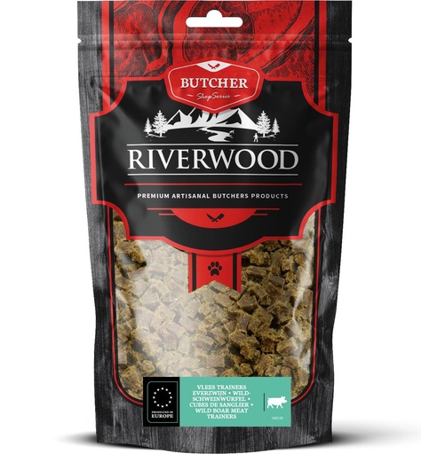[JP140129] Riverwood Butcher Trainers Wild Zwijn 6 x 150 gr.