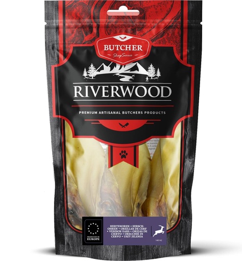 [JP140142] Riverwood Butcher Hertenoren 6 x 4 st.