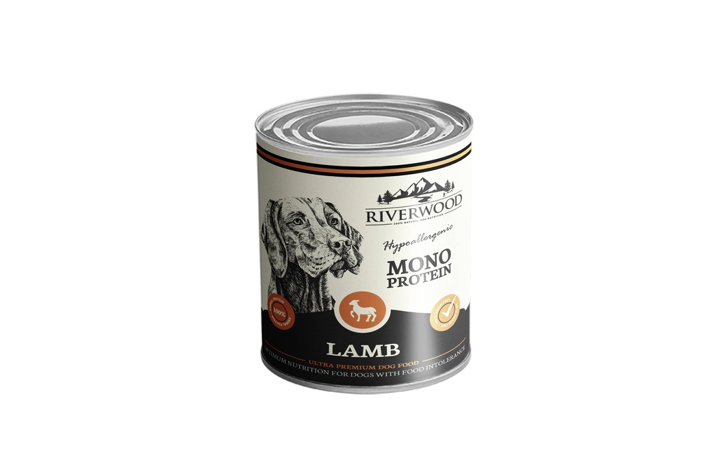 Riverwood Mono Proteine Lamb 6 x 400 gr.