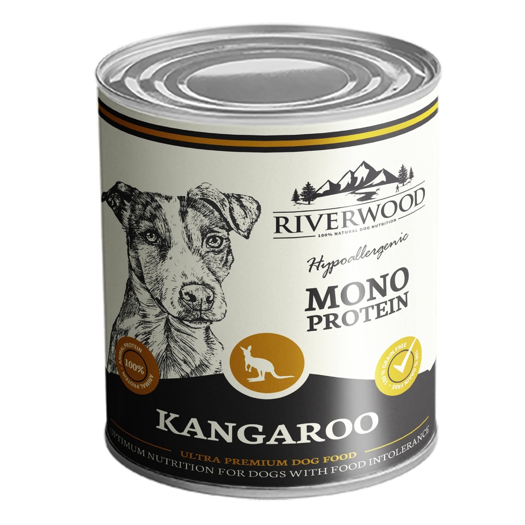 Riverwood Mono Proteine Kangaroo 6 x 400 gr.