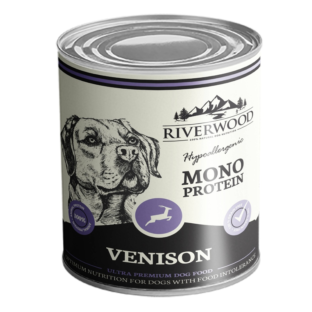 Riverwood Mono Proteine Venison 6 x 400 gr.