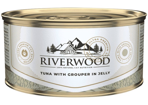 [JP248505] Riverwood Tuna With Grouper In Jelly (24 x 85 gr.)
