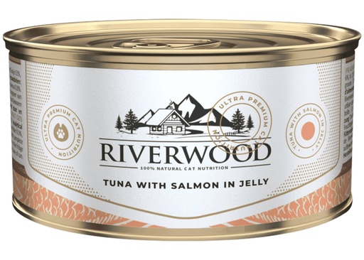 [JP248509] Riverwood Tuna With Salmon In Jelly (24 x 85 gr.)