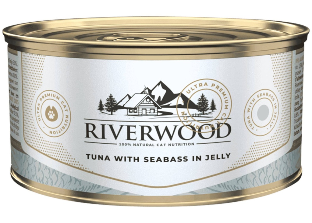 Riverwood Tuna With Seabass In Jelly 24 x 85 gr.