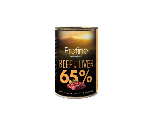 [JP410406] Profine Pure Meat, Rund/Runderlever 6 x 400 gr.
