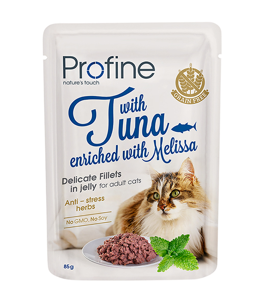 Profine Cat Pouch Tuna Fillets in Jelly