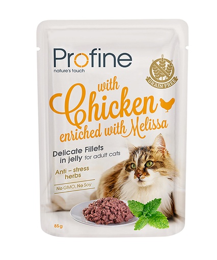 [JP420003] Profine Cat Pouch Chicken Fillets in Jelly (24 x 85 gr.)