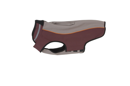 Buster Coat Softshell Ch.Grey/Maroon XS 1 st.