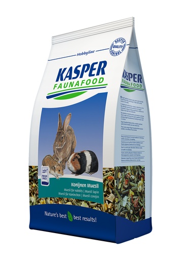 [KF651900] Hobbyline Konijnenmuesli 3 x 2,5 kg.