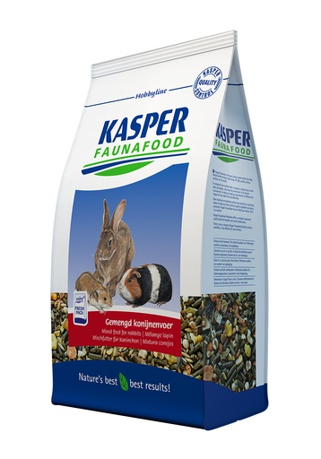 [KF6522] Hobbyline Konijnenvoer+Rode Wortel 3 x 3,5 kg.