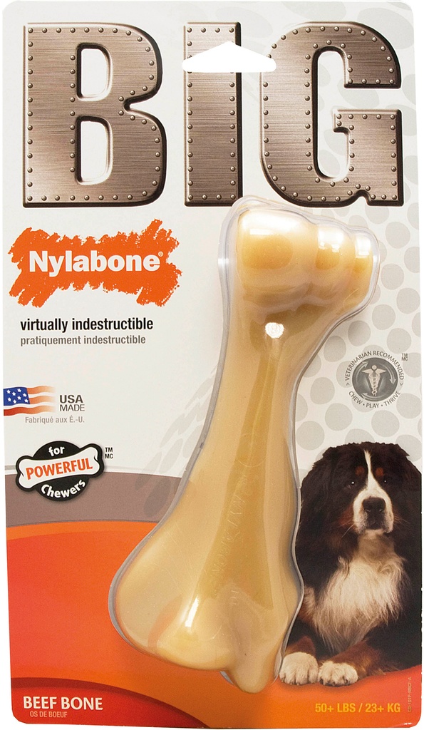 Nylabone Big Chew Beef Bone 1 st.