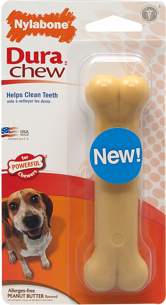 Nylabone Bone Wolf Peanut Butter 1 st.