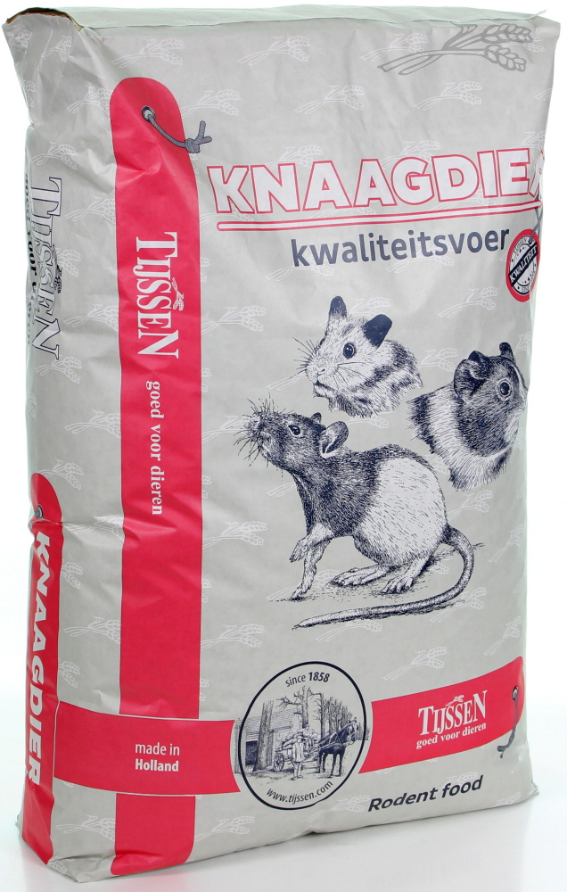 Tijssen Knaagdiervoer Zonder Biks 12,5 kg.